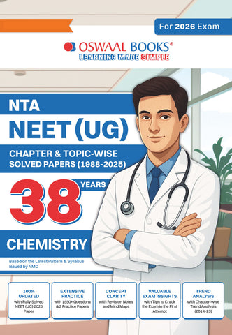 NEET (UG) 38 Years' Chapter-wise & Topic-wise Solved Papers Chemistry |(1988-2025) | For 2026 Exam