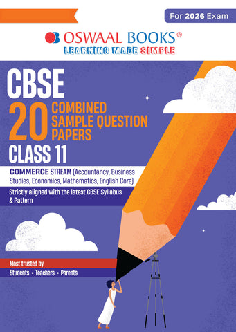 CBSE 20 Combined Sample Question Papers class 11 Commerce stream (English Core, Mathematics, Accountancy, Business Studies & Economics)