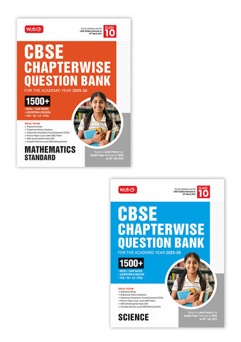 Class 10 – CBSE Chapterwise Question Bank Science and Mathematics (For 2026 Board Exam)