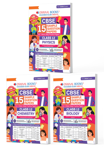 CBSE Sample Question Papers Class 12 Accountancy, Business Studies & Economics (Set of 3 Books) (For Board Exams 2026)