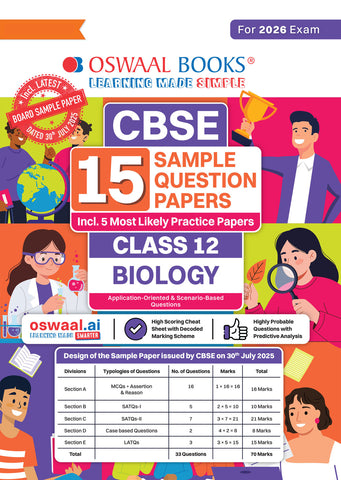 CBSE 15 Sample Question Papers Class 12 Accountancy for 2026 Board Exam (As per CBSE Sample Question Paper issued on 30 July 2025), recommended by 2025 CBSE Toppers with Chapter wise Highly Probable Questions