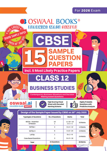 CBSE 15 Sample Question Papers Class 12 Economics for 2026 Board Exam (As per CBSE Sample Question Paper issued on 30 July 2025), recommended by 2025 CBSE Toppers with Chapter wise Highly Probable Question