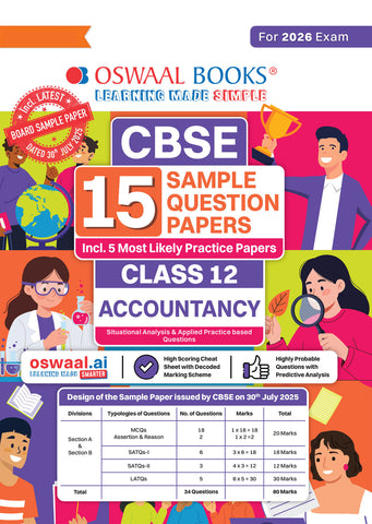 CBSE 15 Sample Question Papers Class 12 Business Studies for 2026 Board Exam (As per CBSE Sample Question Paper issued on 30 July 2025), recommended by 2025 CBSE Toppers with Chapter wise Highly Probable Questions