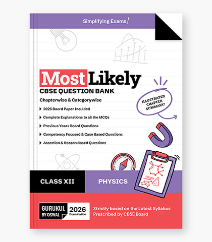 Gurukul by Oswal NTA CUET Physics Question Bank For Exam 2026