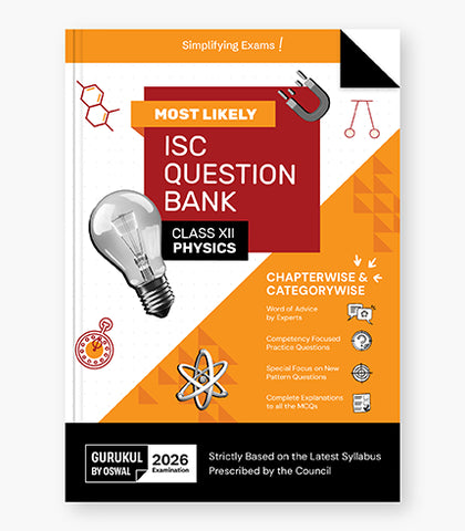 Gurukul By Oswal Chapterwise MCQs & Objective Series Vol I & II Bundle for ICSE 10 Exam 2026 (Set of 2) - English, History & Civics, Geography, Computers, Physics, Chemistry, Maths, Biology